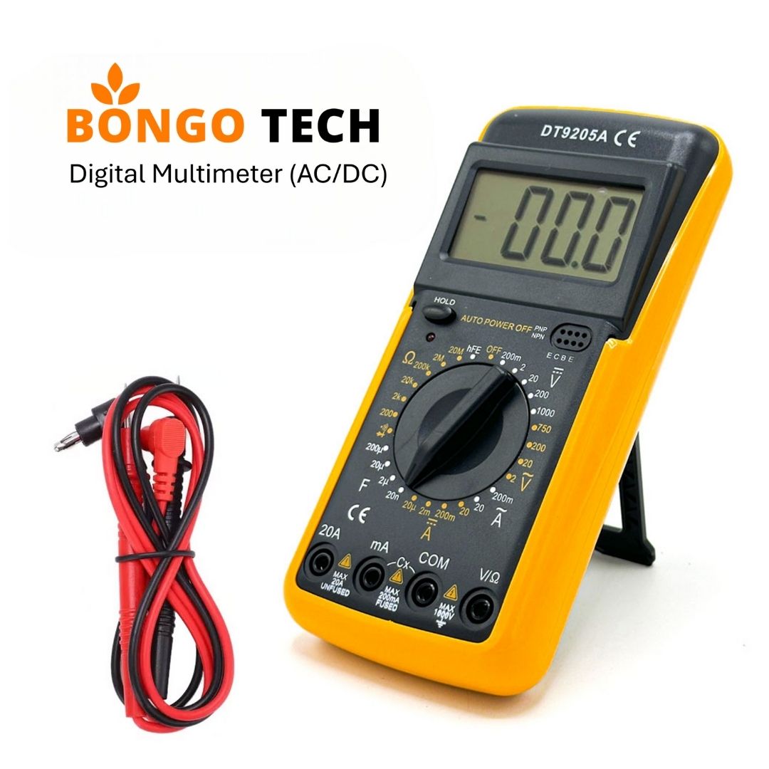 Digital Multimeter - Auto Power Off, Data Hold, High Precision (DT9205A, AC/DC) - Bangladesh(BD)