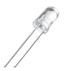 White LED 5mm – Bright Clear Light for Arduino, Breadboard & Electronics Projects - Bangladesh(BD)