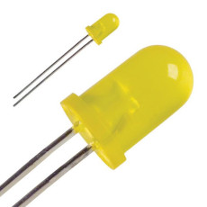 Yellow LED 5mm – Bright Indicator for Arduino, Breadboard & DIY Circuits - Bangladesh(BD)