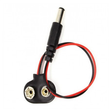 9V Battery to 2.1mm DC Barrel Jack Connector – Power Arduino Uno Easily - Bangladesh