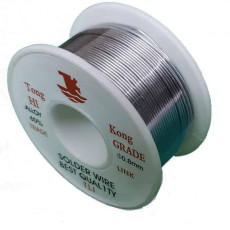 Soldering Wire – Best Quality Soldering Wire (Rung) Tong Kong 1.2mm Rosin Core, 60/40 Tin-Lead Alloy (High Grade Coil, (35-50g) - Bangladesh