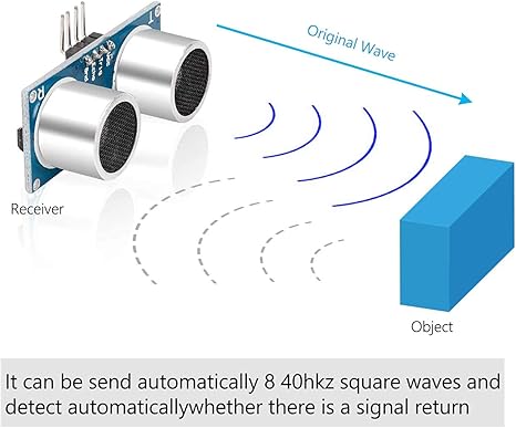 HC-SR04 Ultrasonic Distance Sensor – Sonar Module for Arduino, Robotics & IoT Projects - Bangladesh(BD)