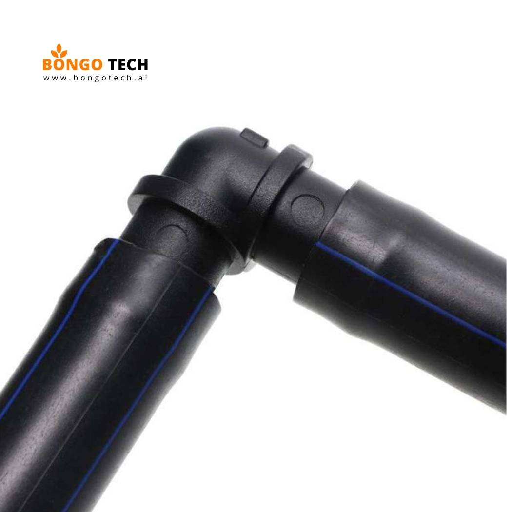 Elbow Connector for 16mm Irrigation Pipe - L Shape Joint for Drip & Garden Watering Tube - Bangladesh(BD)